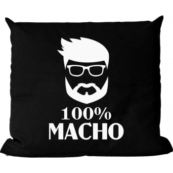Poduszka bawełniana czarna 100% macho